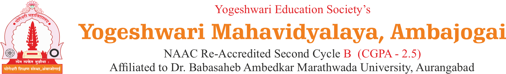 Welcome to Yogeshwari Education Society, Ambajogai
